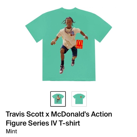 Travis Scott Other - Travis Scott x Mcondalds Action Figure Series IV Tshirt